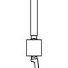 ClearGrip: Rohrklammer / 5 cm / Schildhalter groß