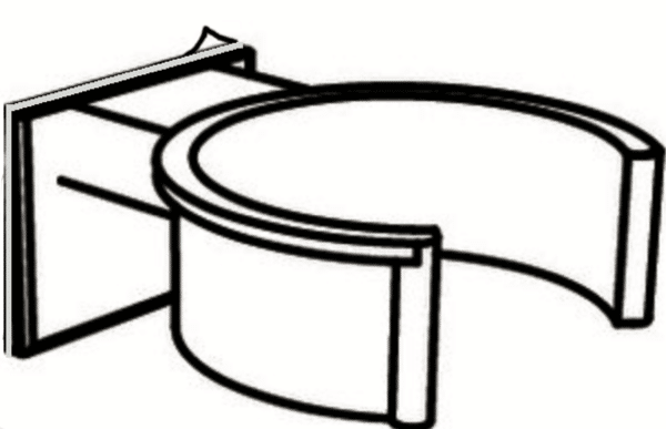 Rohrklemme Ø 21-25 mm weiß – Bild 3